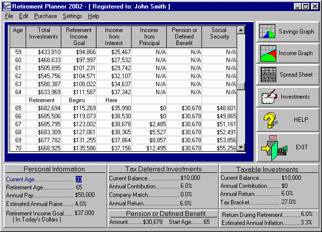 Spread Sheet view - seeing the numbers